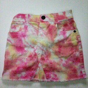Colorful Garanimals Baby Girl Tie Dye Denim Skirt